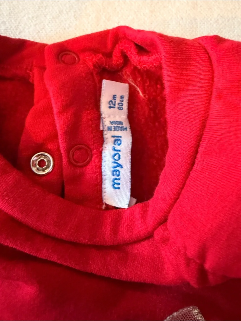 Mayoral baby girls Christmas outfit